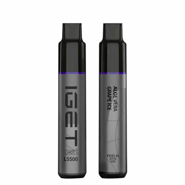 Aloe Vera Grape Ice 5500 Puffs Disposable Vape